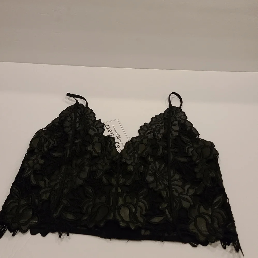 Nwt "Say what" junior Bralette Sz.L black - Picture 7 of 15